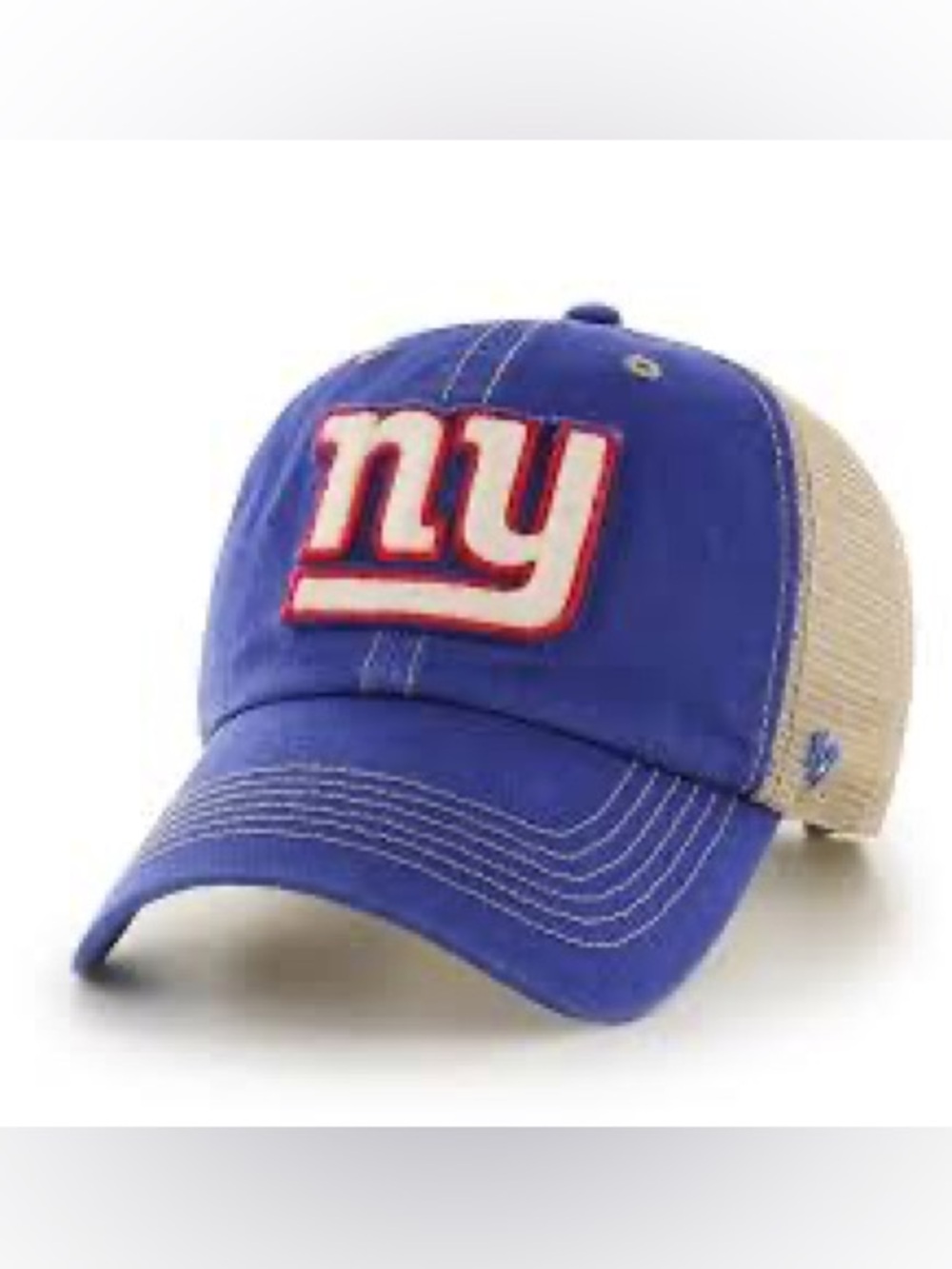 Blue New York Giants Trucker Cap with NY Logo
